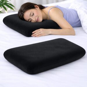 Goldenhub Orthopedic Memory Foam Pillow | Gel-Infused for Cooling | Ergonomic Support for Back & Side Sleepers | Velvet Cover with Inner Cover Size- 24 x 15 x 4.5/4 inch (Classic Design)